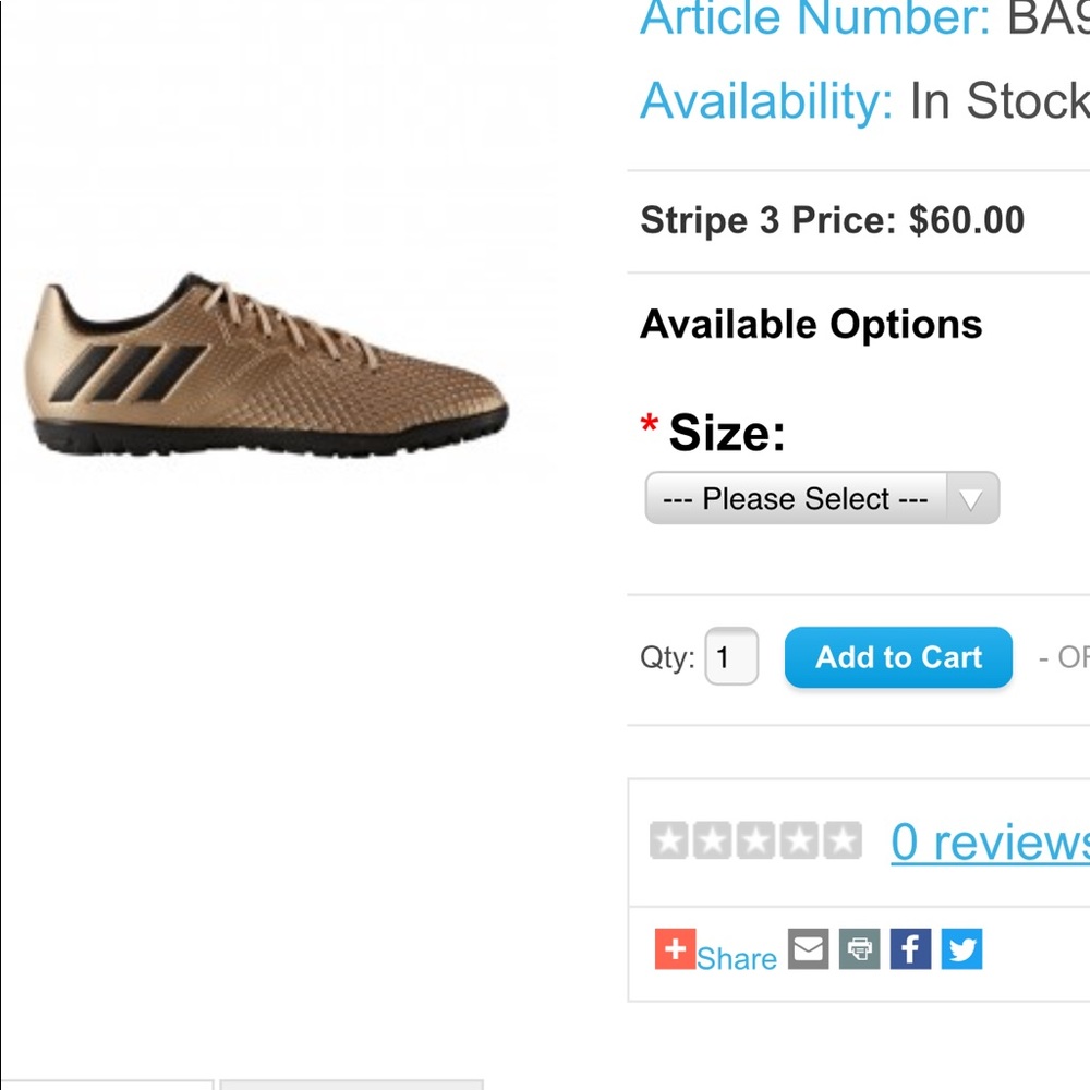 Boys youth Messi shoes